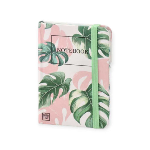Picture of A7 BOTANICAL NOTEBOOK TROPICAL GREEN LEAVES